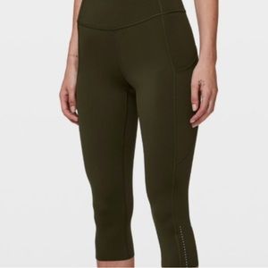 Lululemon Fast and Free Cropped Leggings || size 4